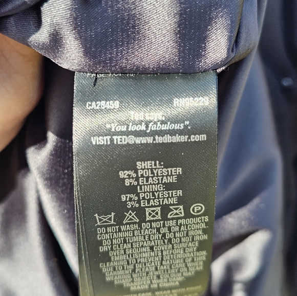 Ted Baker layered played beaded party dress - Picture 12 of 16